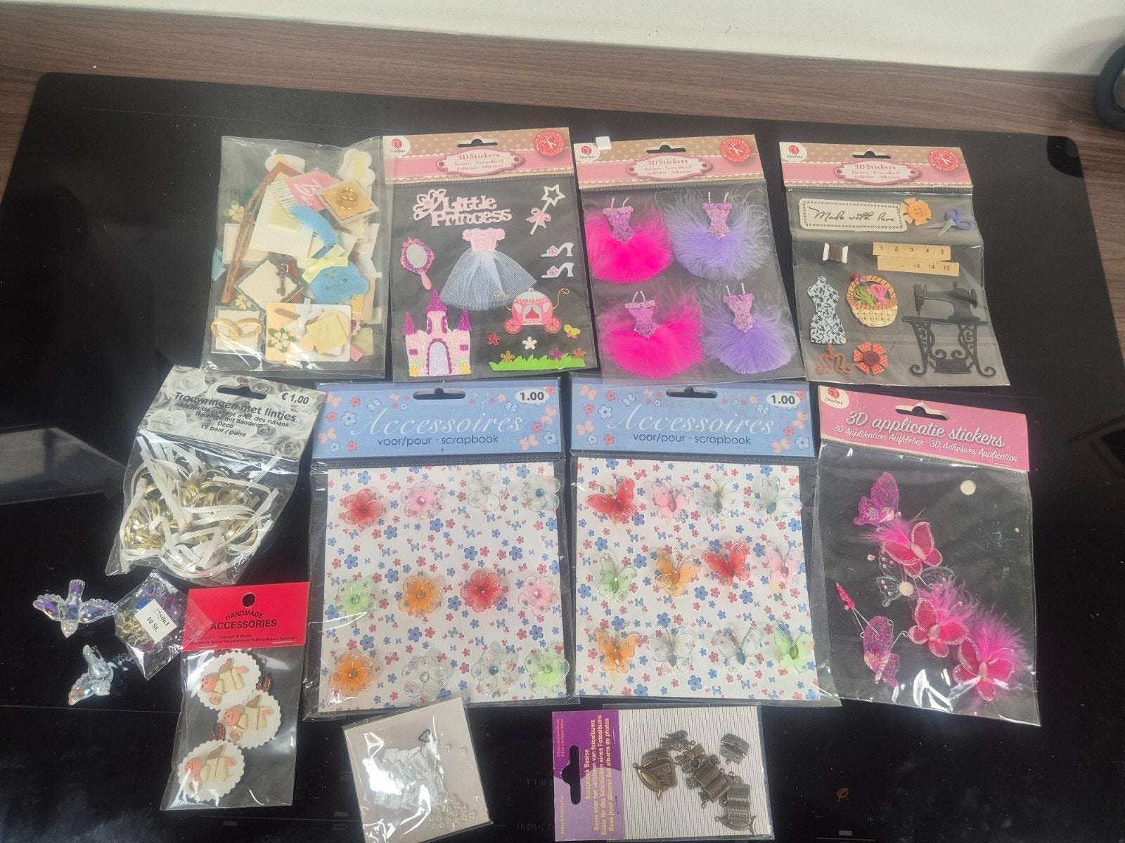 set knutselmateriaal voor scrapbooking, Ophalen of Verzenden, Nieuw, Versiering of Embellishment