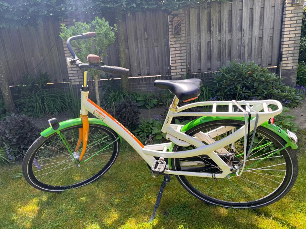 Fiets, station fiets., Fietsen en Brommers, Fietsen | Dames | Damesfietsen, Terugtraprem, Ophalen, Overige merken, 53 tot 56 cm
