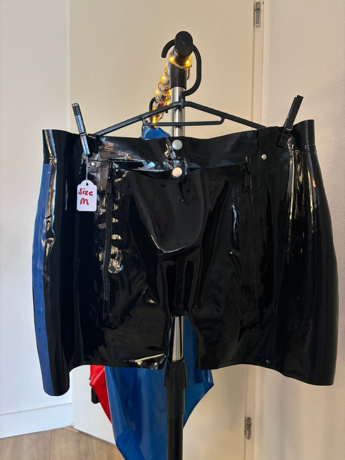 Boxer / Latex / Maat M, Verzenden, Zwart, Boxer