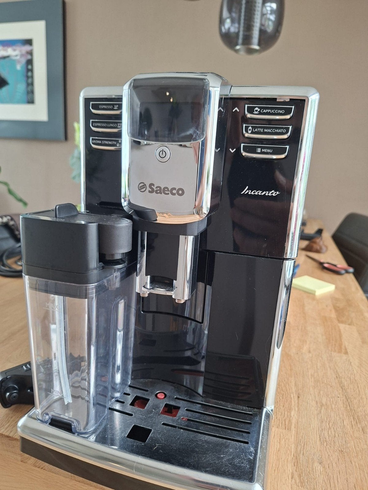 Saeco Incanto HD8916 Volautomatische Espressomachine, Witgoed en Apparatuur, Koffiezetapparaten, Gebruikt, Koffiemachine, Afneembaar waterreservoir