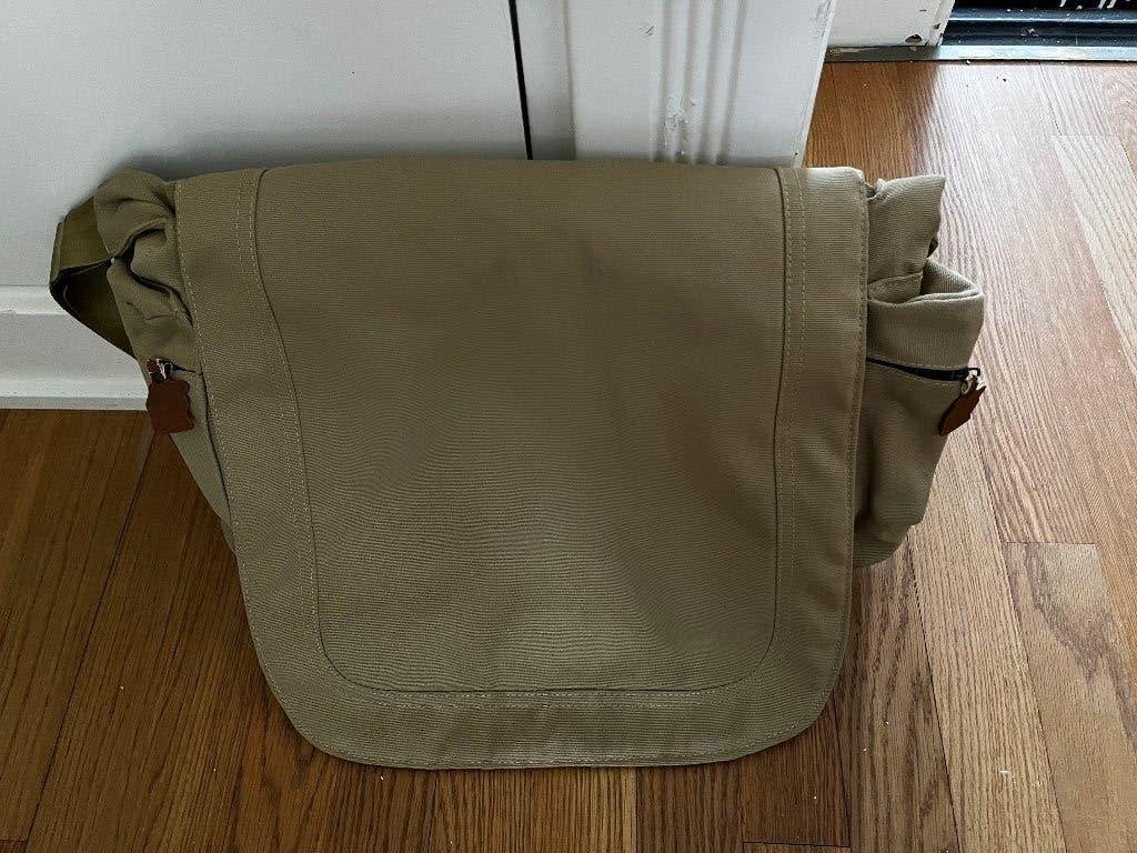 Joolz luiertas - khaki met geïsoleerde vakken, Ophalen, Schoudertas functie, Gebruikt, Joolz