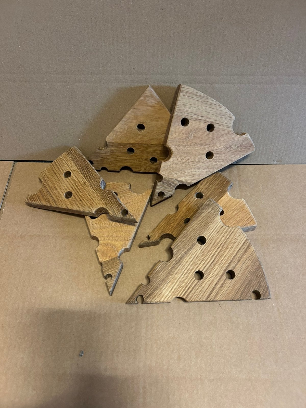 Kleine eikenhouten kaasplankjes, Ophalen of Verzenden, Nieuw