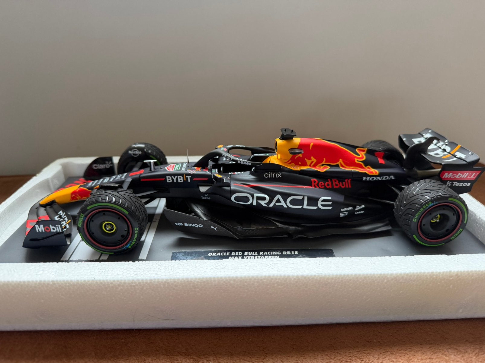 Wereldkampioenschap’s auto 2022 Max Verstappen 1:18, Ophalen of Verzenden, Nieuw, Formule 1