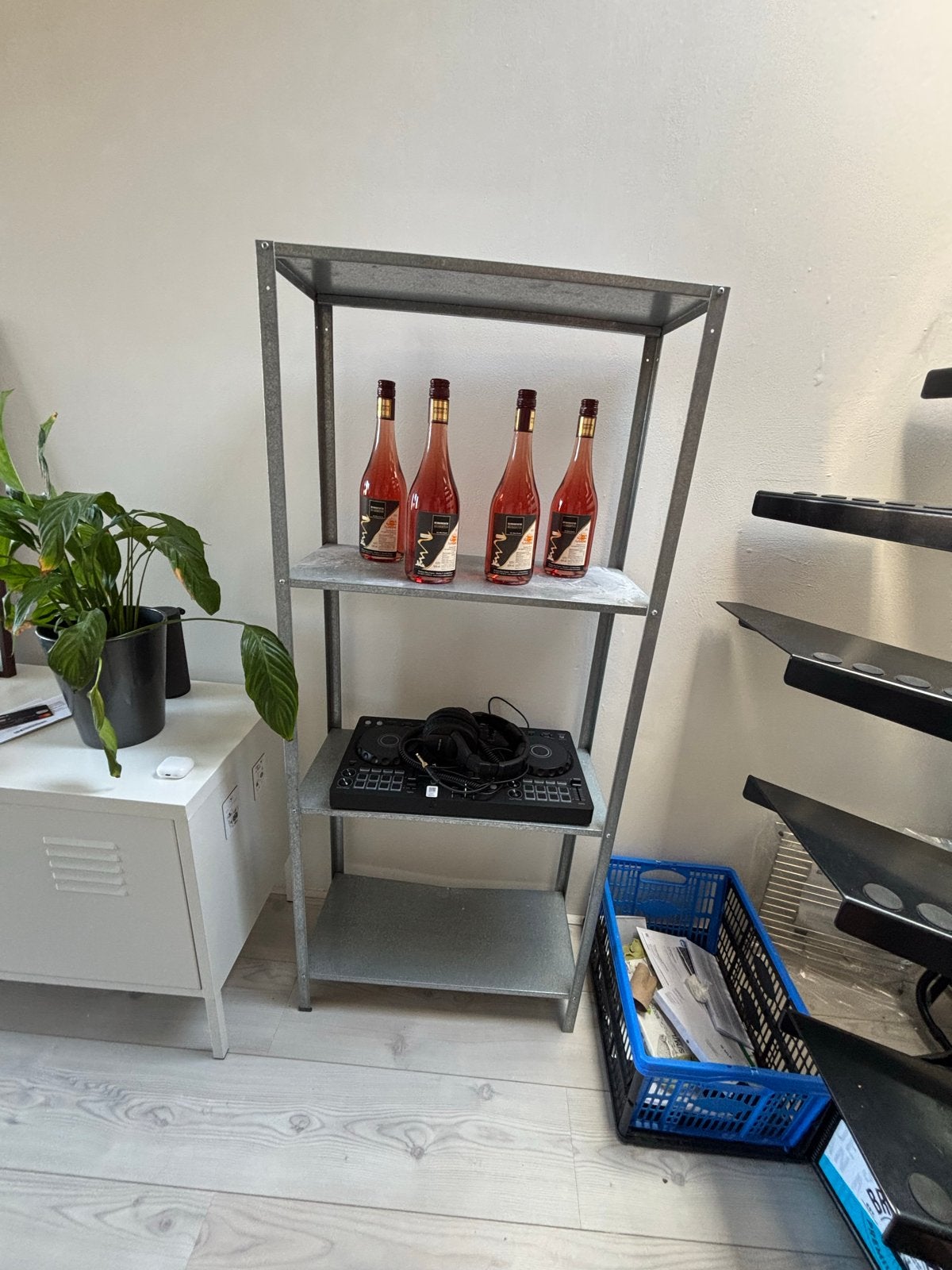 IKEA HYLLIS Stellingkast - Gegalvaniseerd Metaal, Ophalen, Gebruikt