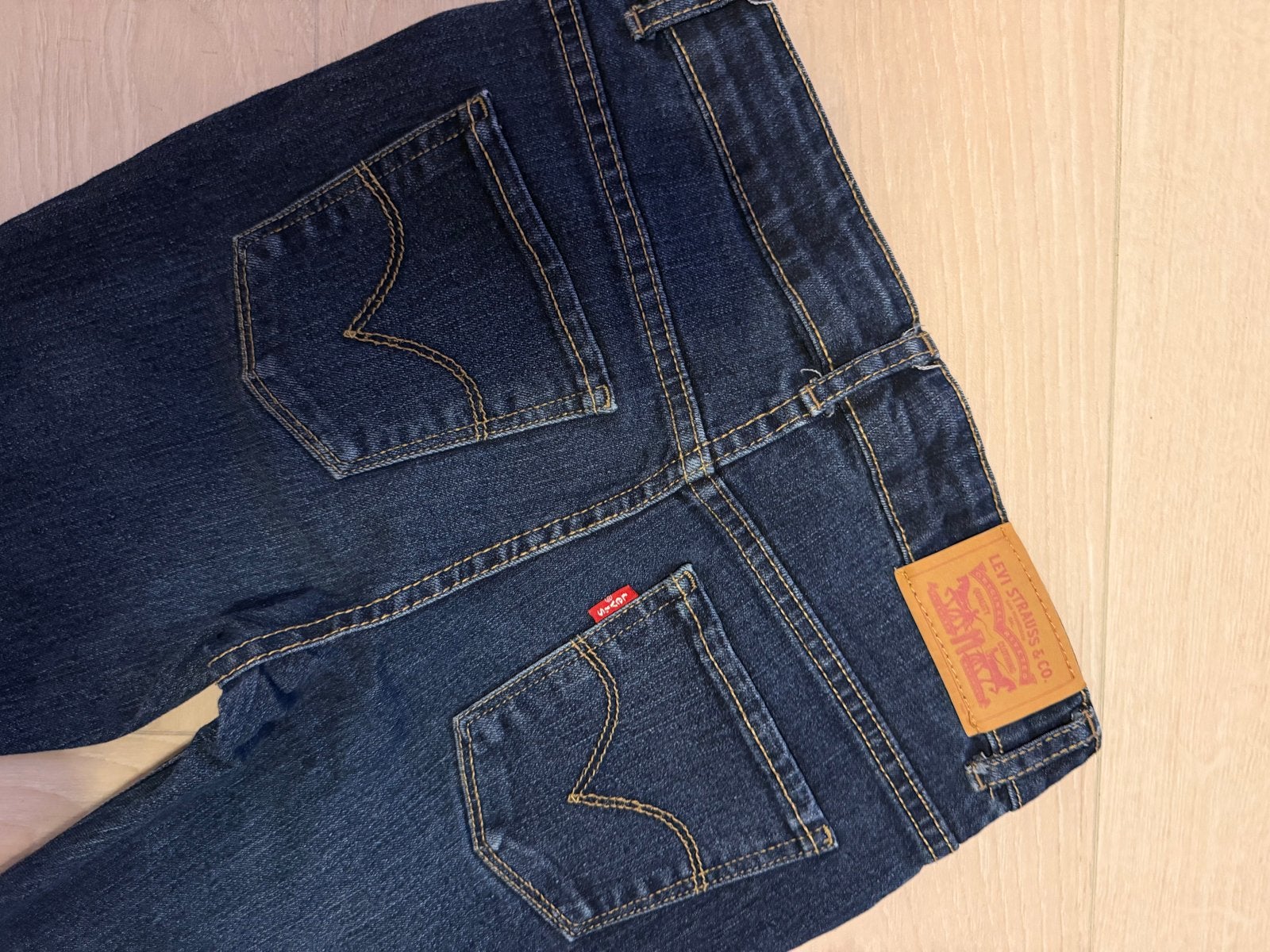 Levi's 721 High Rise Skinny Jeans - Maat 152 (12A), Ophalen of Verzenden, Zo goed als nieuw, Meisje, Broek