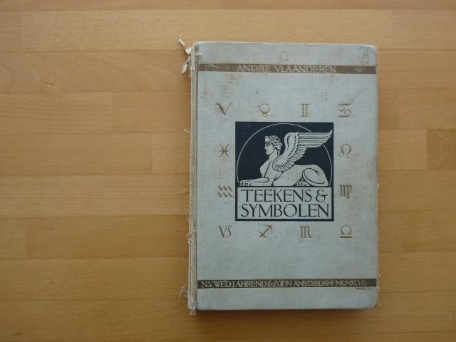 Teekens & symbolen Andre Vlaanderen, een verzameling oude en, Ophalen of Verzenden