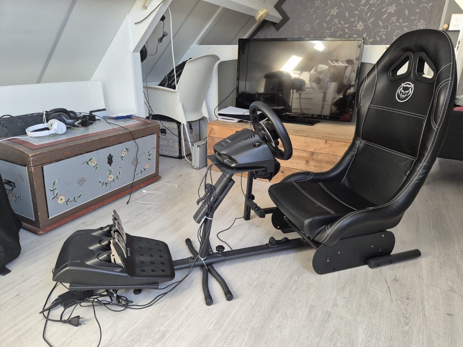 Gamestoel en stuur, Ophalen, Zo goed als nieuw, Playseat of Racestoel, PlayStation 1