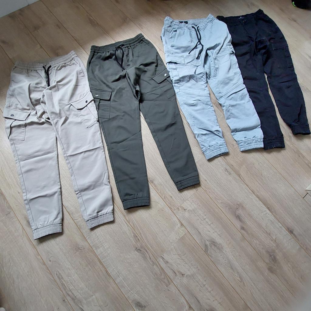 4 heren broeken van de Sting., Kleding | Heren, Broeken en Pantalons, Ophalen of Verzenden, Gedragen, Zwart