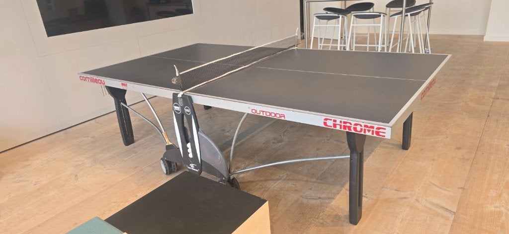 Cornilleau ping pong tafel, Sport en Fitness, Tafeltennis, Ophalen, Gebruikt, Net, Batje(s) of Balletje(s), Verrijdbaar