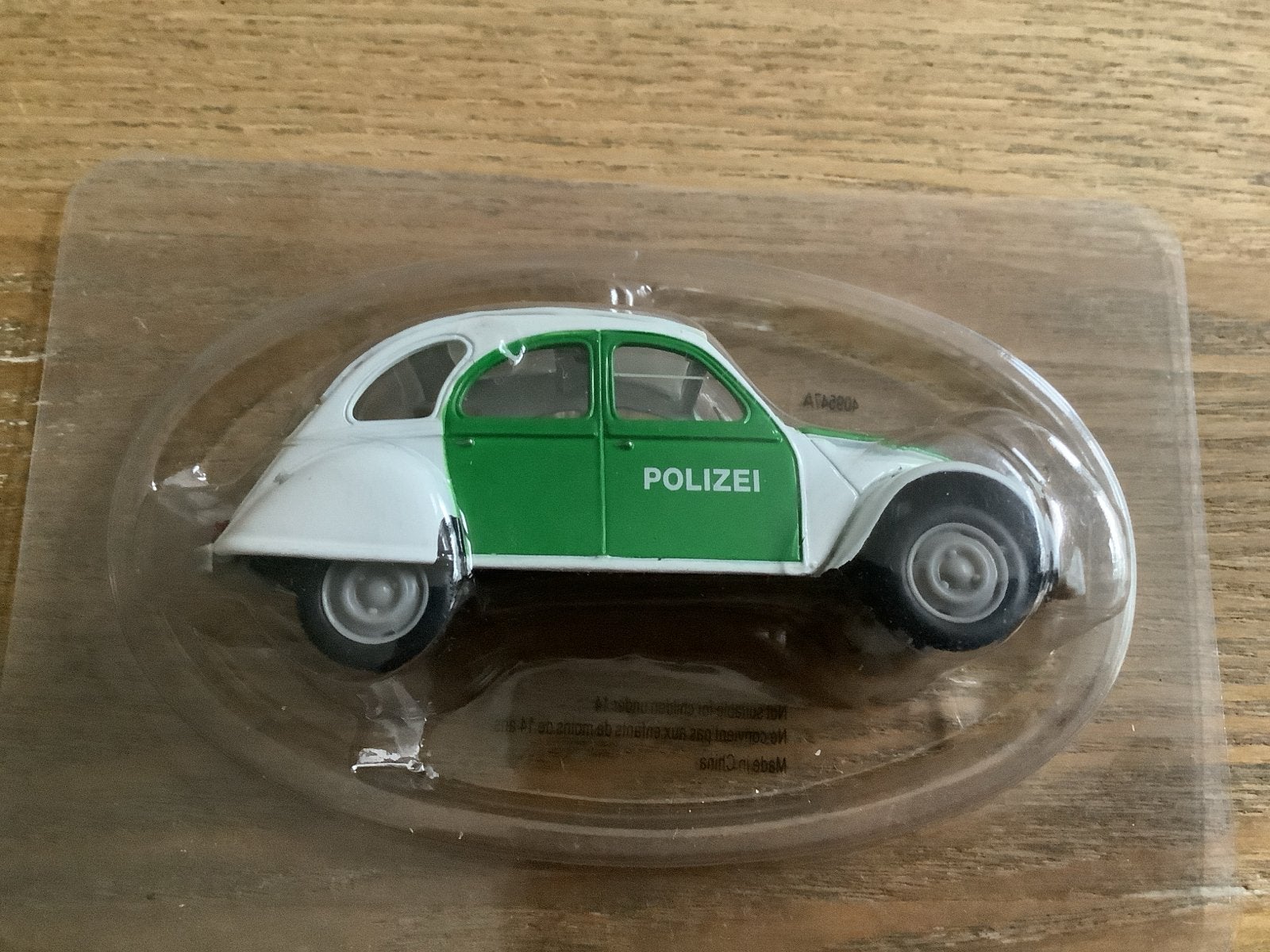Norev Citroën 2CV 'Polizei' schaal 1:43, Ophalen of Verzenden, Nieuw, Auto, Norev