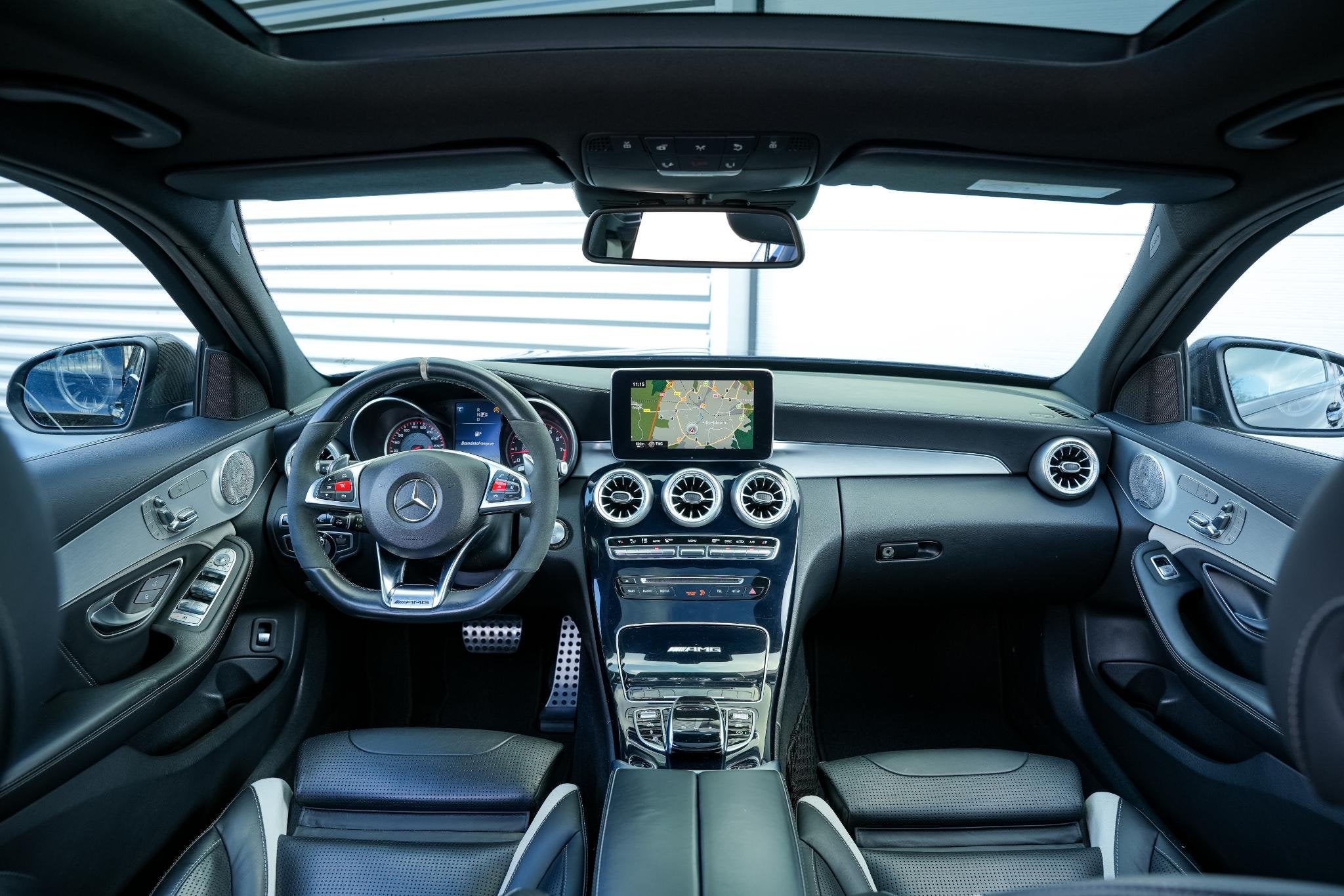 Mercedes-Benz C-klasse Estate AMG 63 S Burmester Panodak Ker, Automaat, Achterwielaandrijving, Gebruikt, Zwart
