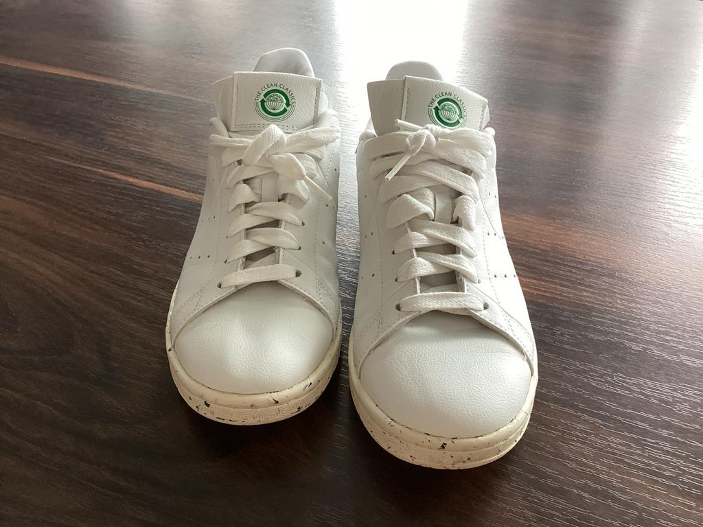 Adidas Stan Smith 'Clean Classics' Herensneakers Wit UK 7.5, Ophalen of Verzenden, Zo goed als nieuw, Wit, Sneakers of Gympen