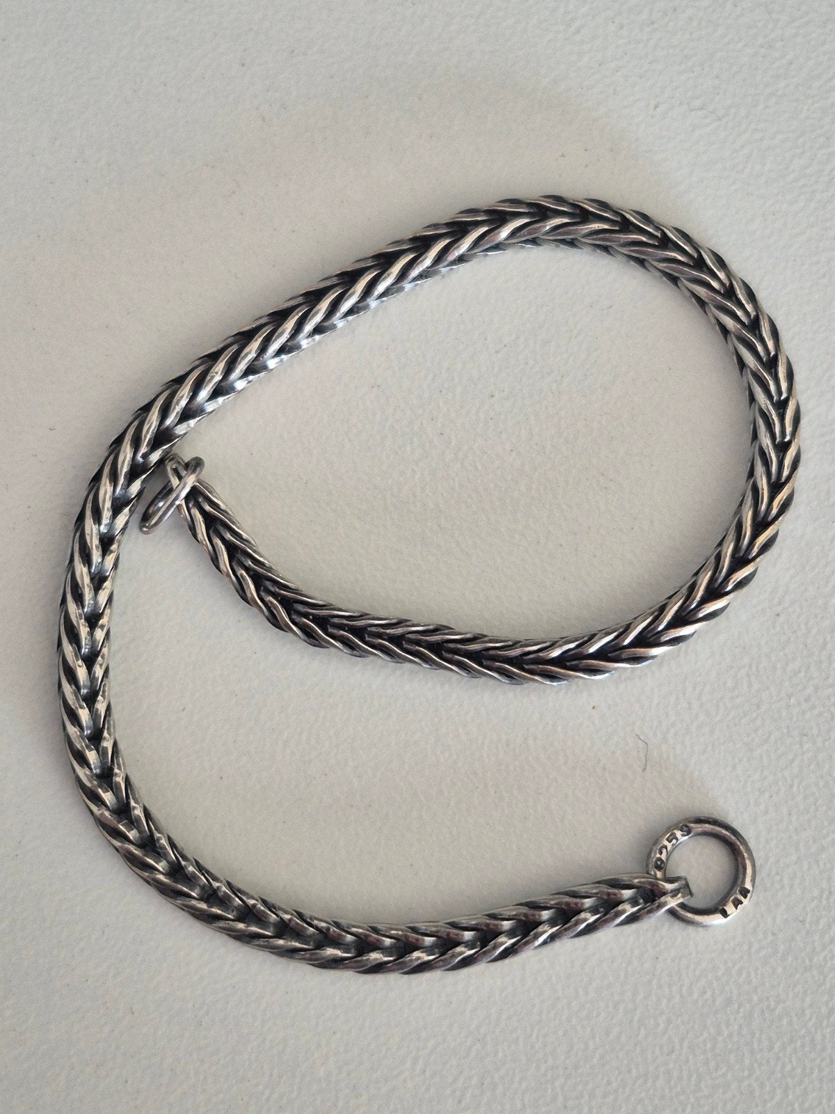 17cm armband van Trollbeads, Sieraden, Tassen en Uiterlijk, Ophalen of Verzenden, Zo goed als nieuw, Zilver, Zilver