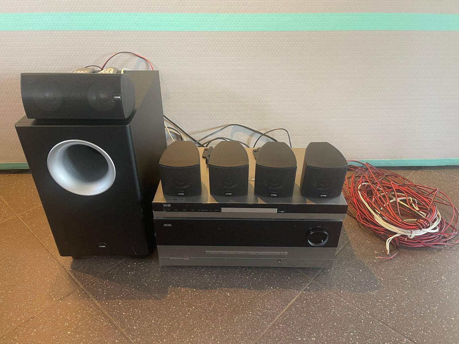 Harman/Kardon Home Cinema Set met Canton Speakers, Gebruikt, 5.1-systeem, Dvd-speler, Ophalen