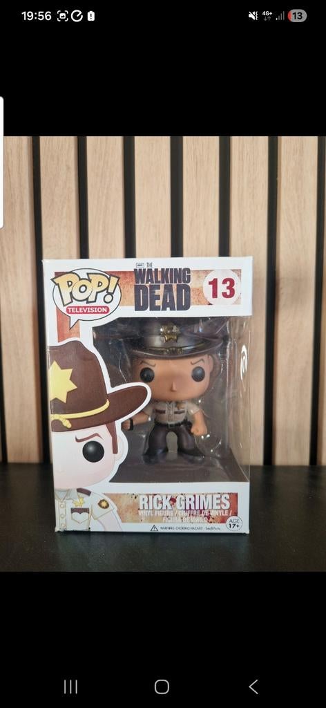 Funko Pop! Rick Grimes The Walking Dead, Ophalen of Verzenden, Nieuw