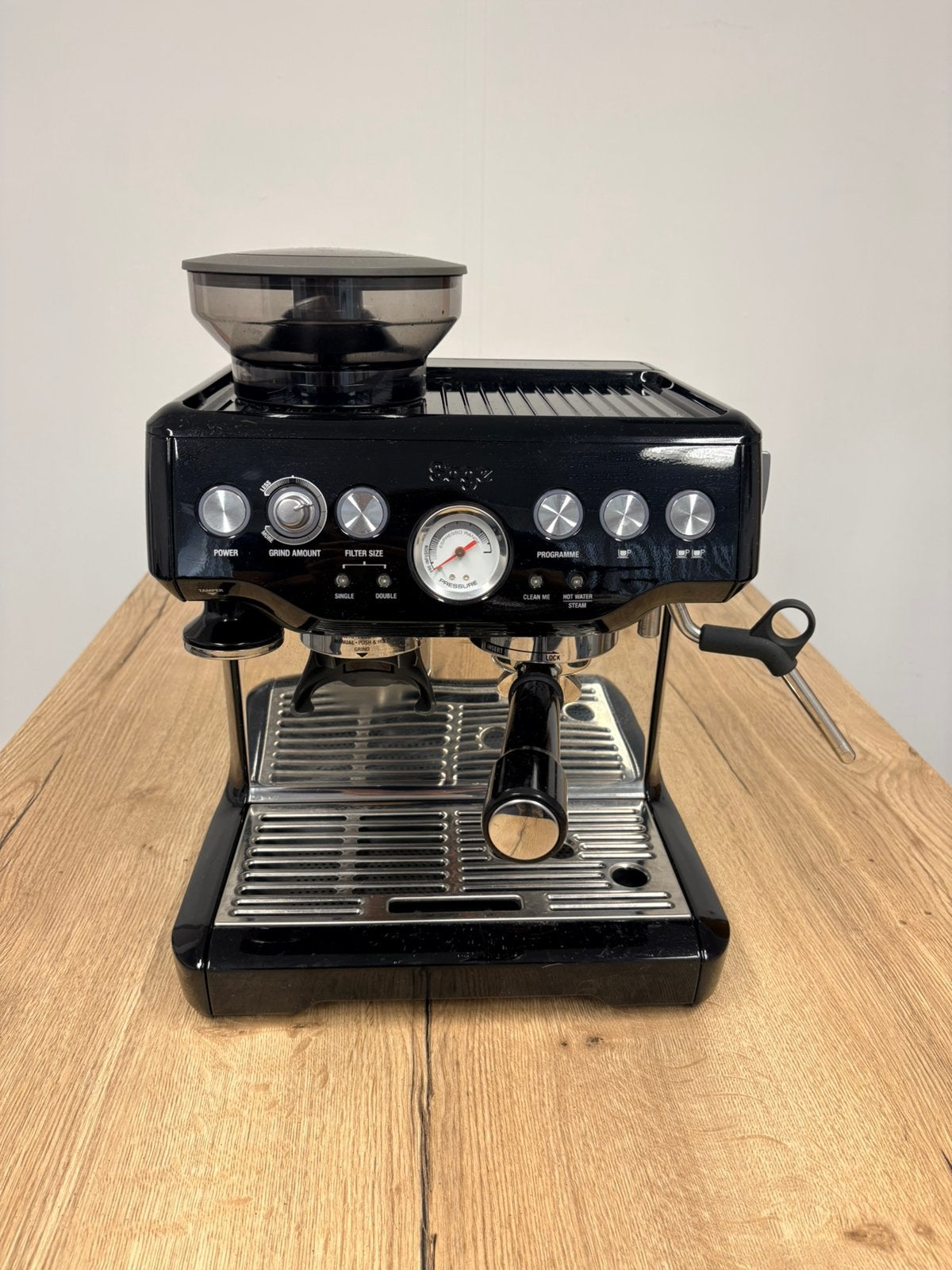 Sage Barista Express, Witgoed en Apparatuur, Koffiezetapparaten, Ophalen, Gebruikt, Espresso apparaat, Koffiebonen