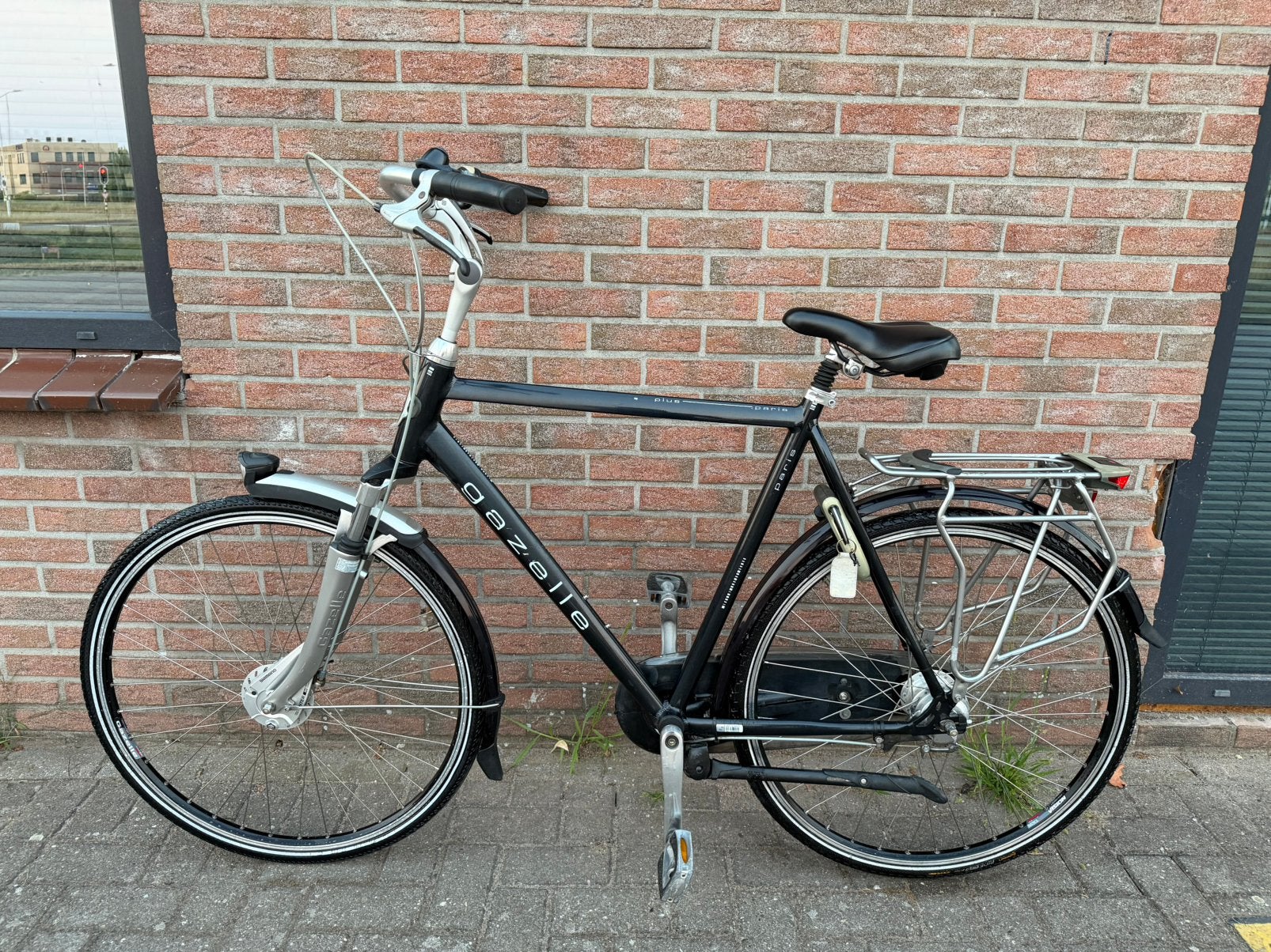 Gazelle Paris Plus H61 N7 Zwart, Ophalen, Zo goed als nieuw, Gazelle, Versnellingen