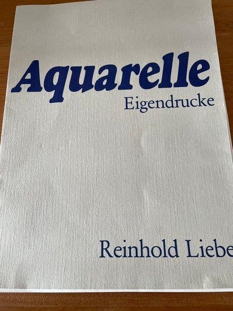 3x aquarel van Reinhold Liebe, Antiek en Kunst, Ophalen