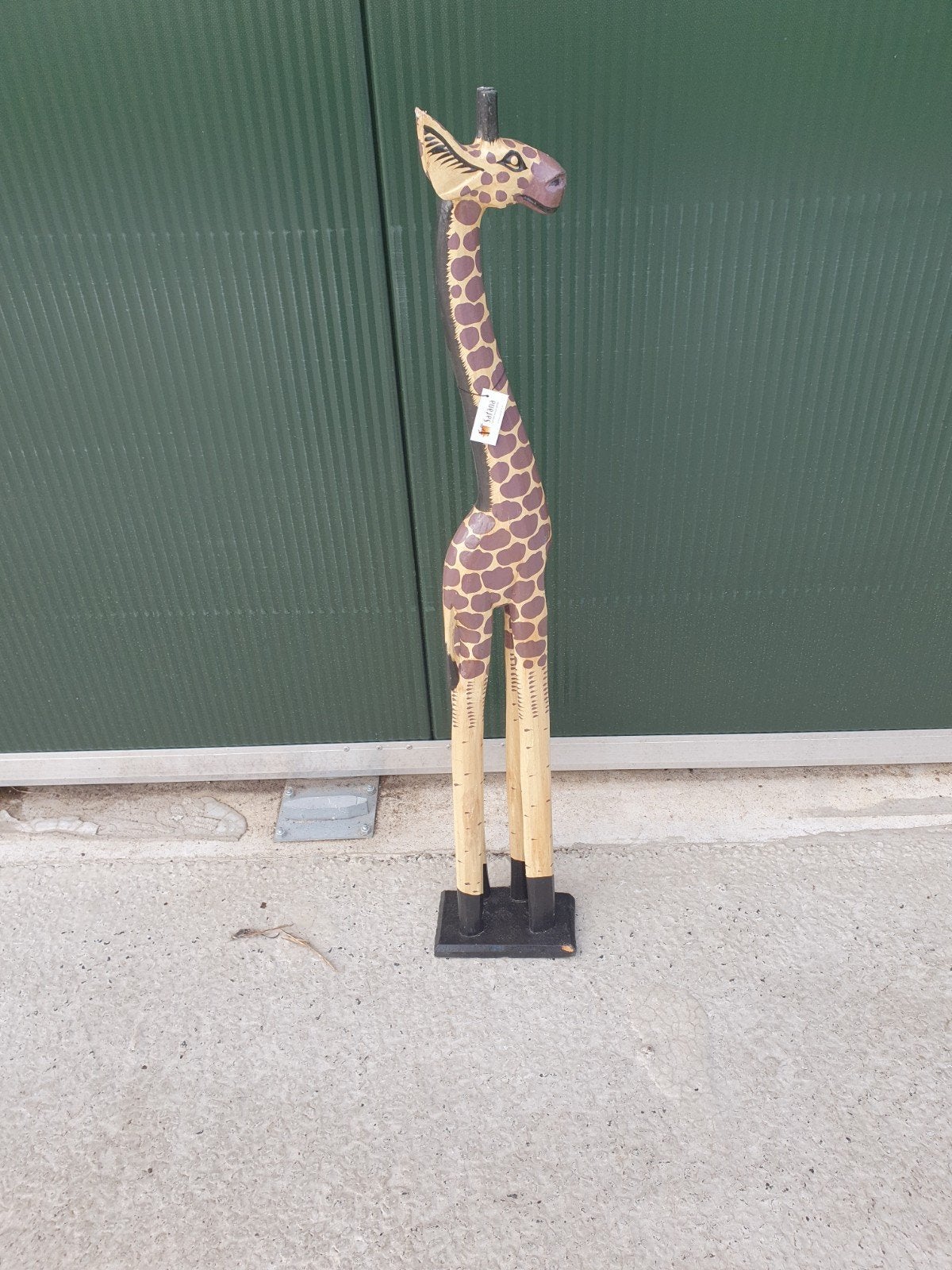giraffe van hout, Antiek en Kunst, Ophalen