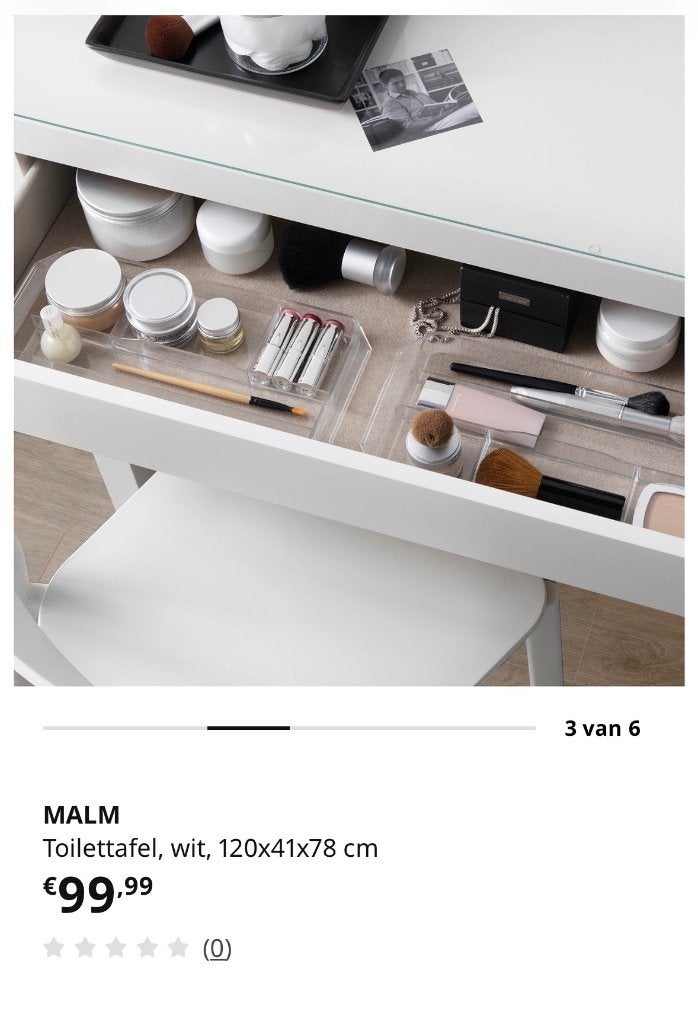 Foto 4 van Make-up/ toillettafel Ikea