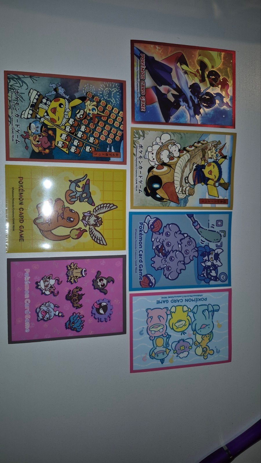 pokemon sleeves 7x, Hobby en Vrije tijd, Ophalen of Verzenden, Nieuw, Sleeves of Kaarthoesjes