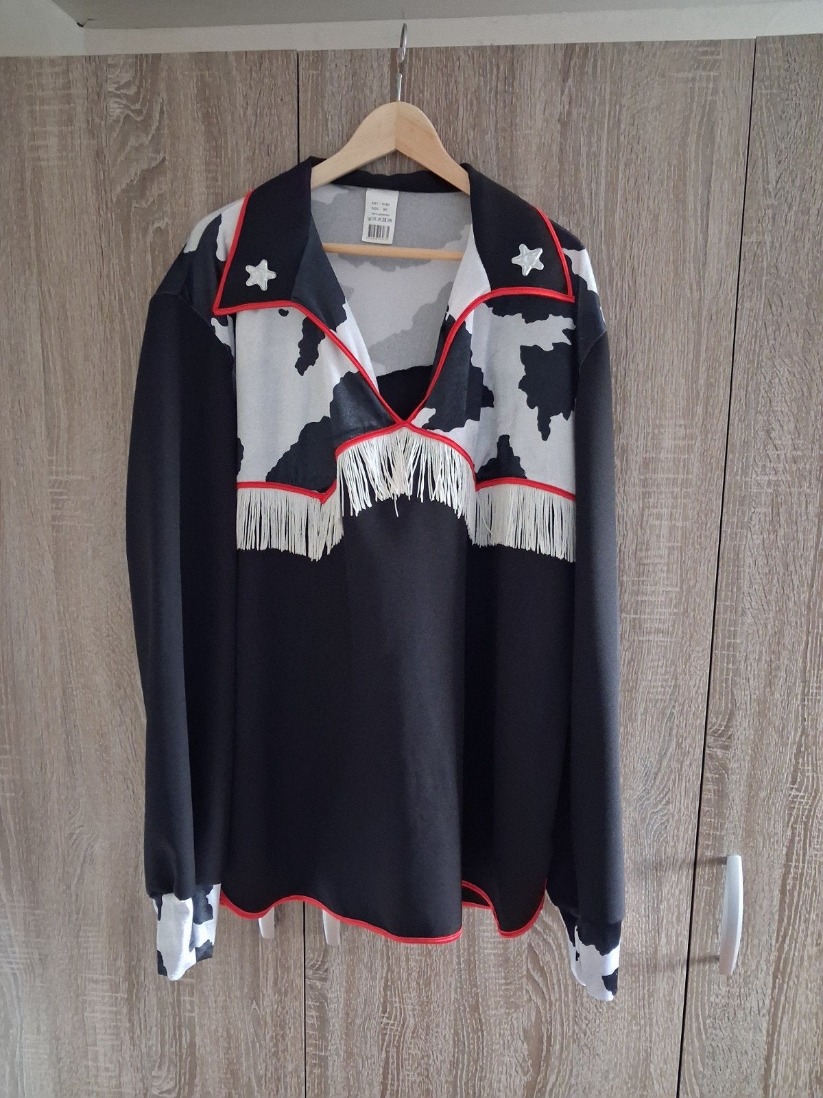 Cowboyshirt cowboy western shirt maat 60, Ophalen, Zo goed als nieuw