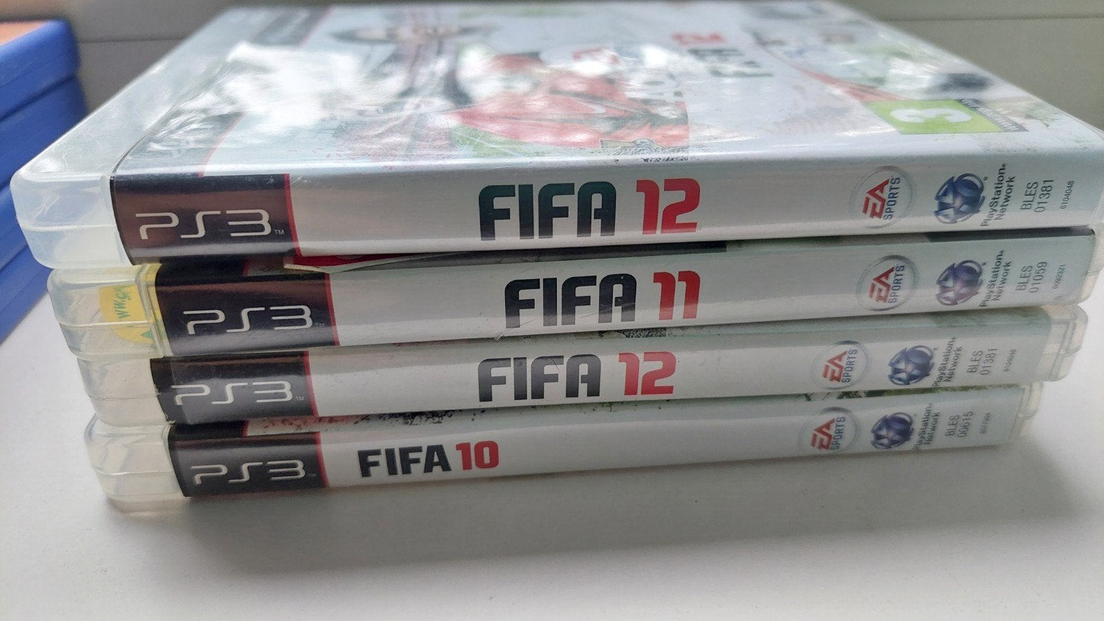 FIFA PS3 Games - FIFA 10, 11, 12 (2x), Gebruikt, Verzenden, Eén computer, Sport