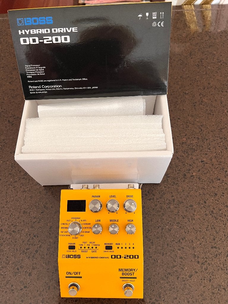 Boss OD-200, EWS Little Blue Drive en HolyGrail Neo, Muziek en Instrumenten, Effecten, Ophalen of Verzenden, Zo goed als nieuw