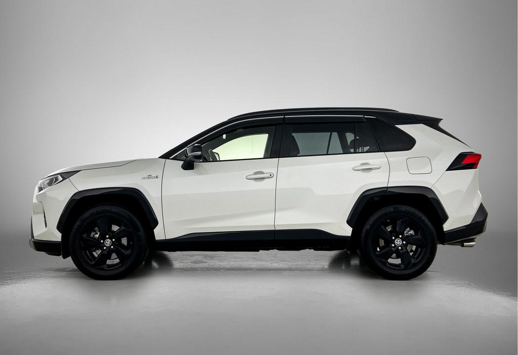Toyota RAV4 2.5 Hybrid AWD Bi-Tone | Stoelverwarming | Leder, Auto's, Toyota, Automaat, 12 maanden, Gebruikt, 4 cilinders