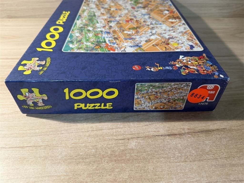 Jan van Haasteren - de tennisbaan - 1000 stuks - s6634, Verzenden, 500 t/m 1500 stukjes, Zo goed als nieuw