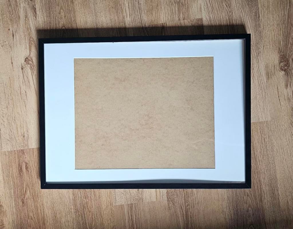 Ikea Ribba fotolijst 72,5x52,5 cm - Zwart, Ophalen, Gebruikt, 50 tot 75 cm, 50 tot 75 cm