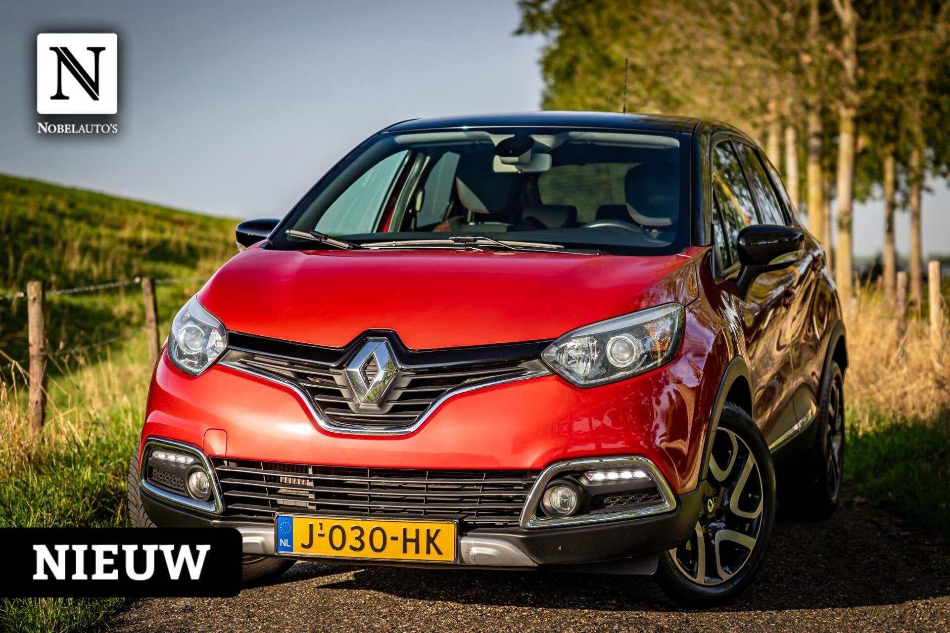 Renault Captur 1.2 TCe Helly Hansen|Automaat|Camera|Trekhaak, Auto's, Euro 5, 4 cilinders, Met garantie (alle), Leder
