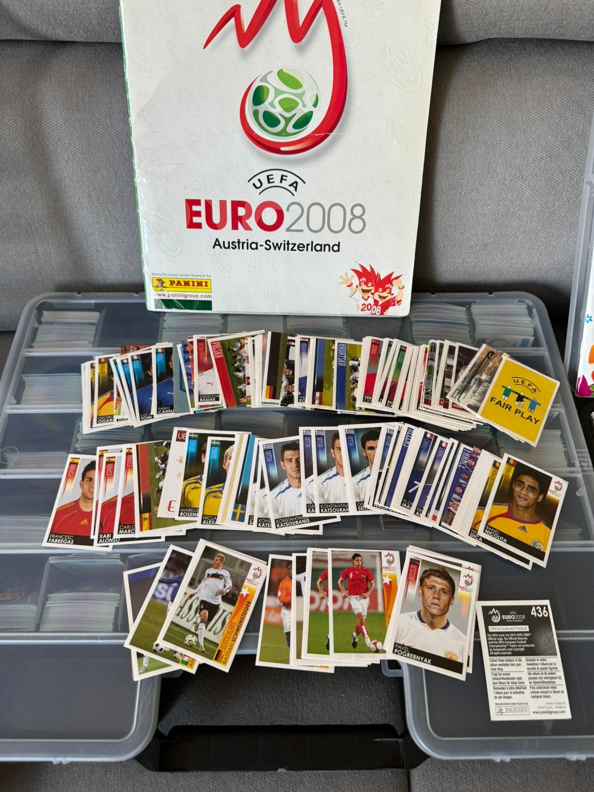 Panini Voetbal Stickers EK 2004/2008/2012, Ophalen of Verzenden, Nieuw, Meerdere stickers