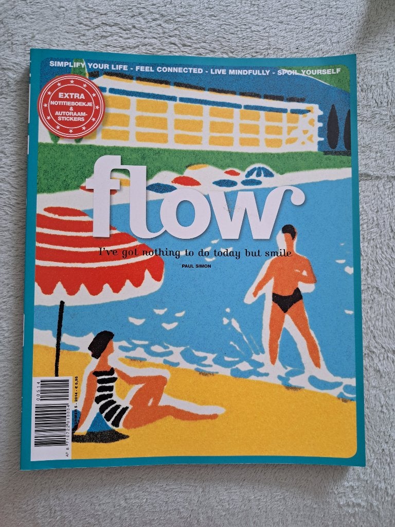 Flow Magazine met extra notitieboekje en stickers, Verzenden, Zo goed als nieuw, Lichaam en Geest