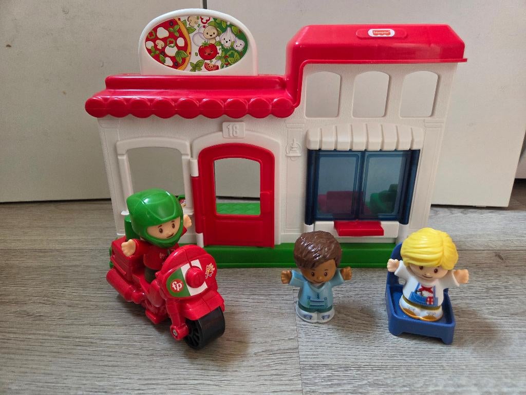 Little people pizzaria, Ophalen of Verzenden, Zo goed als nieuw, Speelset
