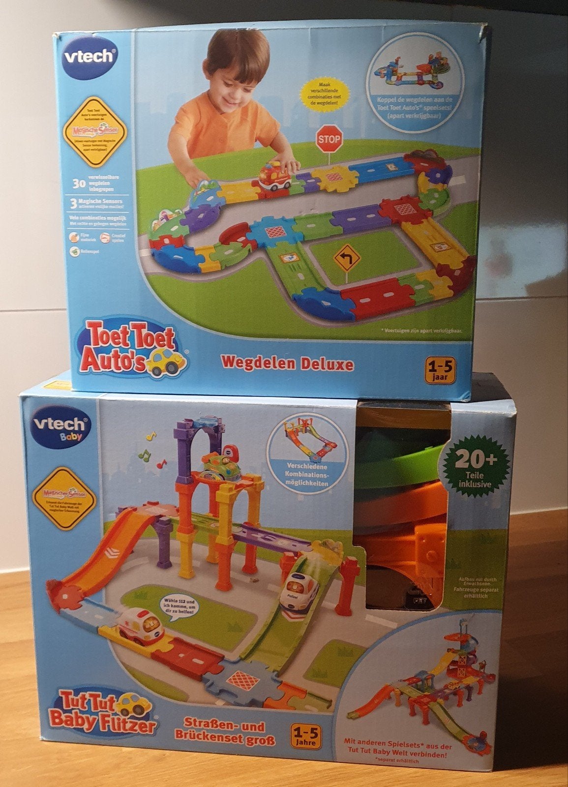 VTech Toet Toet Auto's Racebaan & Wegen Deluxe + Extra, Ophalen of Verzenden