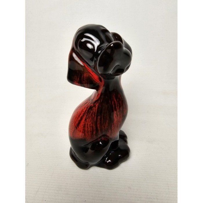# Vintage Redware zittende hond / dog met flaporen, Ophalen of Verzenden, Gebruikt, Dier