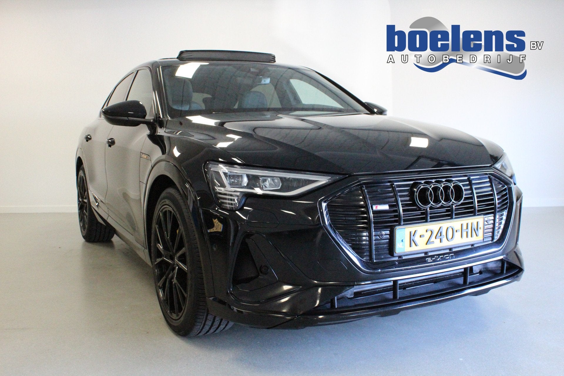 Audi e-tron Sportback 50 quattro S edition 71 kWh | B&O/AUDI, Auto's, Automaat, Zwart, Zwart, Origineel Nederlands