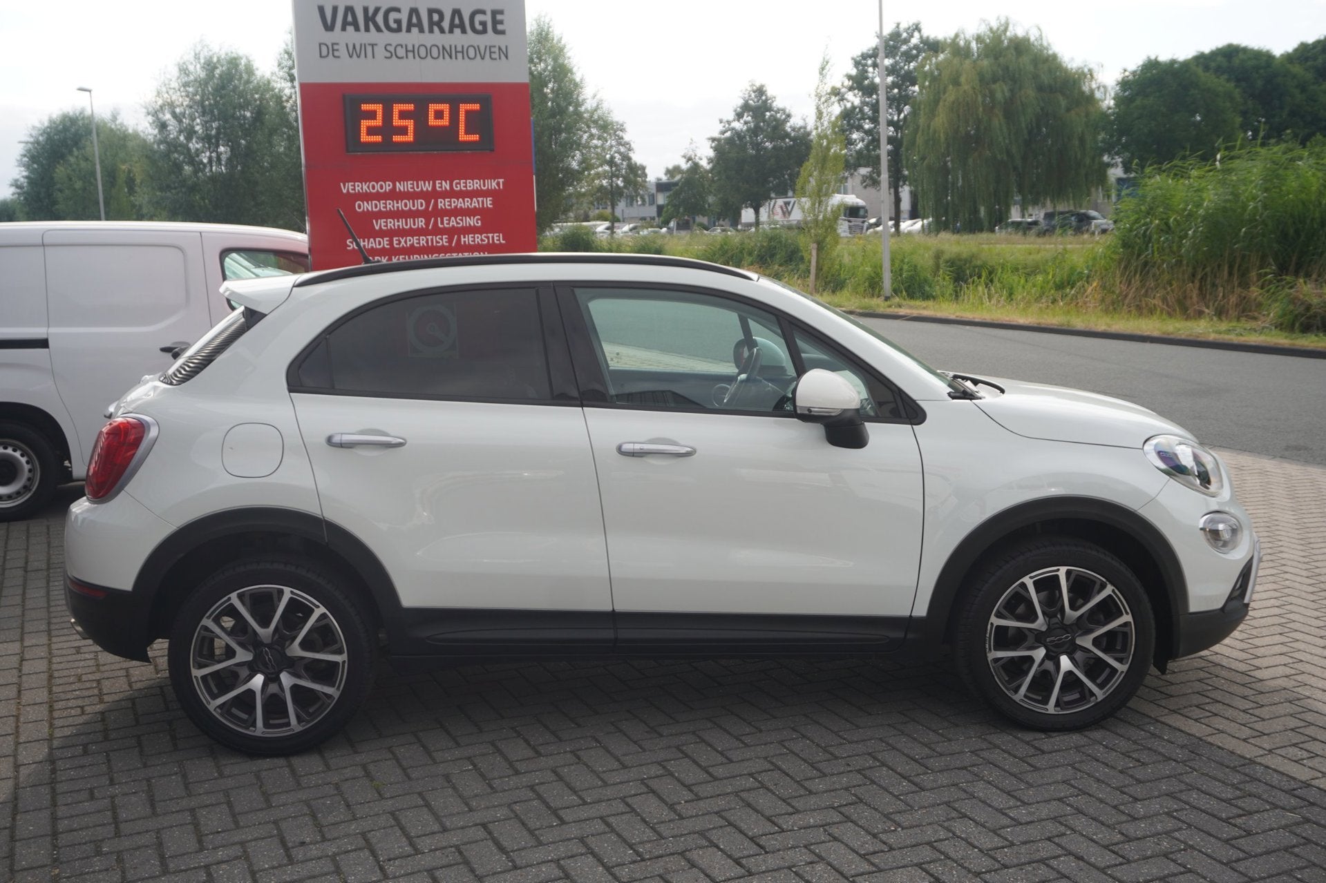 Fiat 500 X Cross 1.4 Turbo MultiAir CrossPlus / Climate cont, Auto's, Voorwielaandrijving, Gebruikt, 4 cilinders, Wit