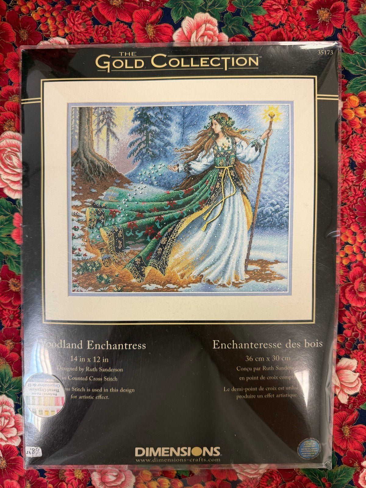 Dimensions Gold Collection Borduurpakket Woodland Enchantres, Ophalen of Verzenden, Nieuw, Handborduren, Borduurpakket