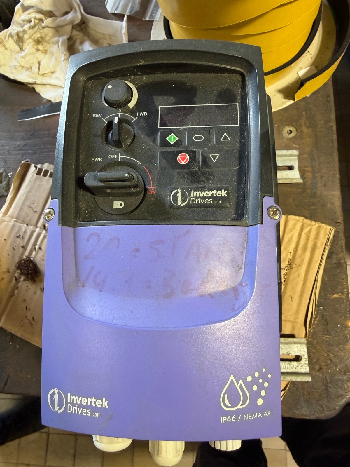 Invertek Optidrive E3 Frequentieomvormer ODE-3-120023-1F1Y, Ophalen of Verzenden