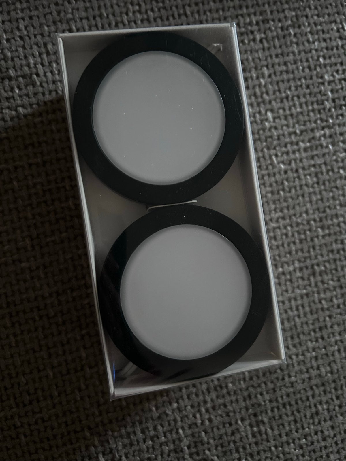 2x IKEA VAXMYRA LED-spotlight set, Mikael Warnhammar, Kunststof, Zwart, Nieuw, Overige fittingen