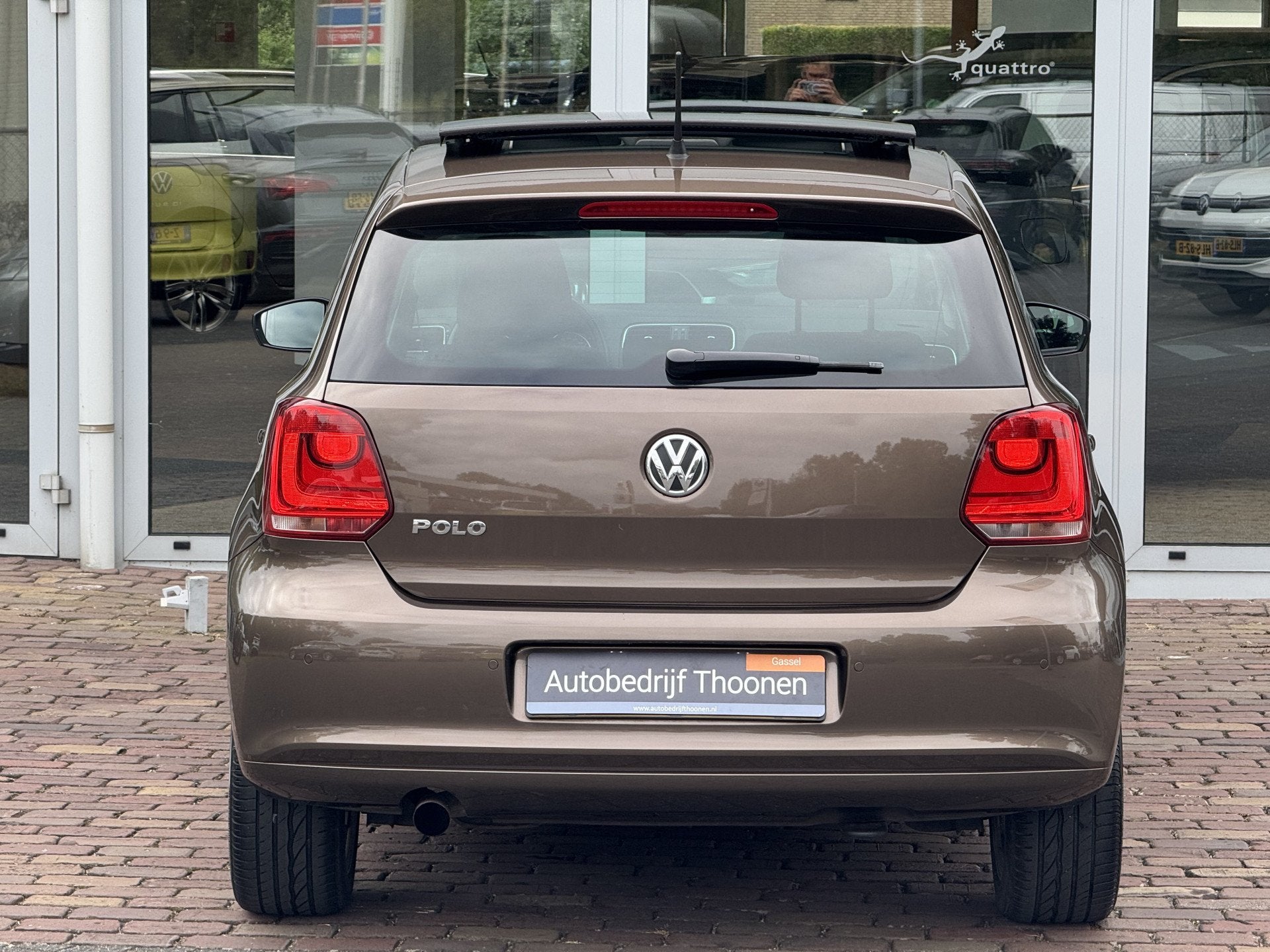 Volkswagen Polo 1.2 TSI Style (bj 2012), Voorwielaandrijving, Euro 5, Stof, Bruin