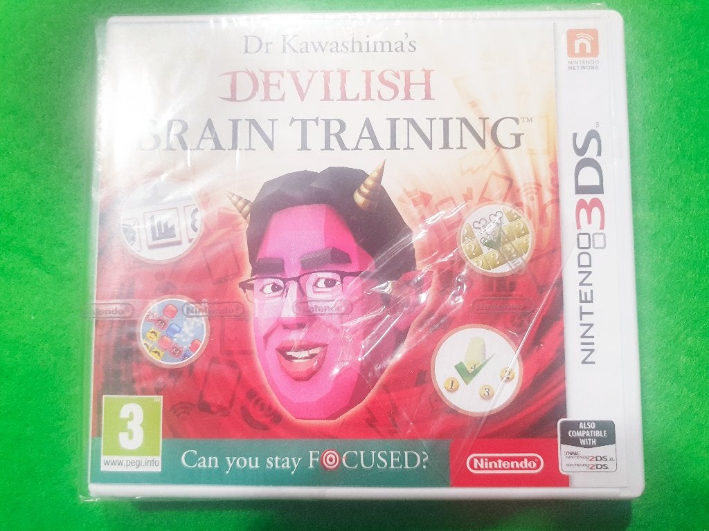 Dr. Kawashimas Devilish Brain Training (Nintendo 3DS), Spelcomputers en Games, Puzzel en Educatief, Verzenden, 1 speler, Zo goed als nieuw