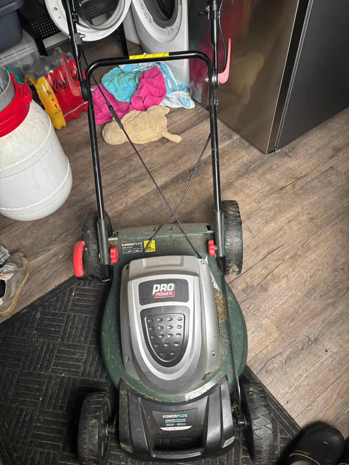 PRO POWER Elektrische Grasmaaier 1800W - 460mm, Ophalen, Cirkelmaaier, Gebruikt, Elektrische grasmaaier