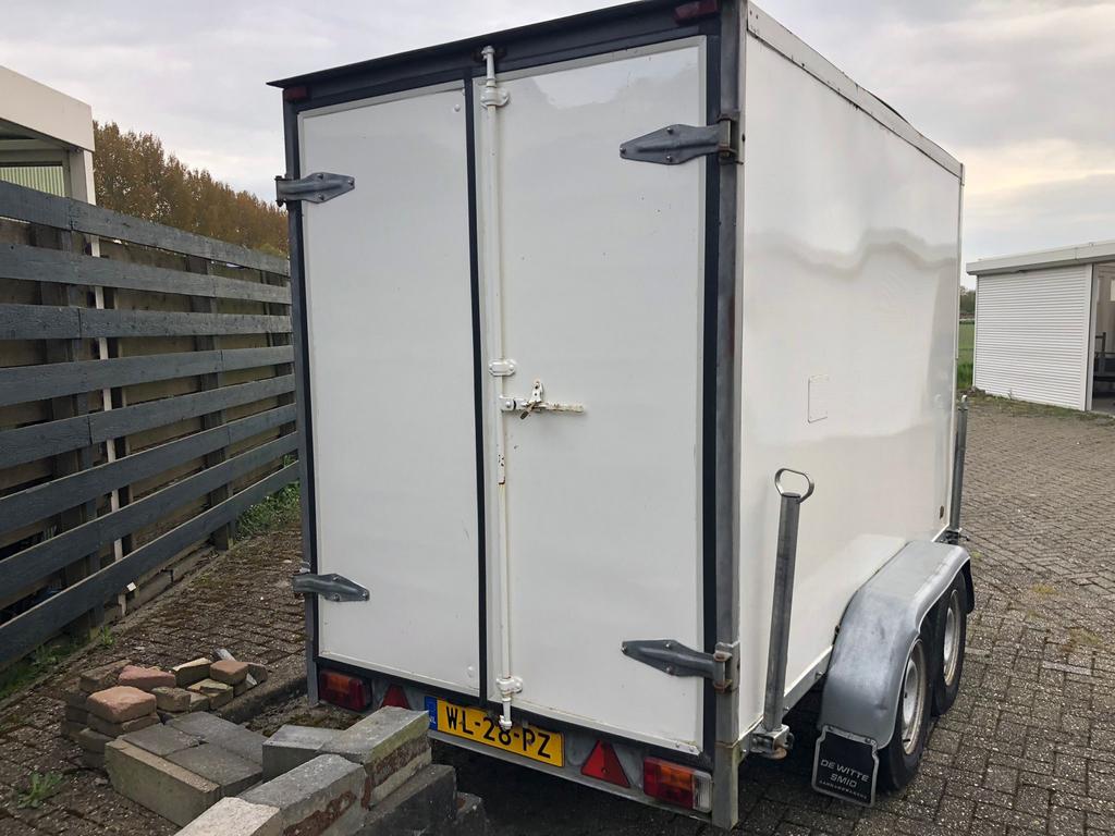 Gesloten aanhangwagen met koeling, Hobby en Vrije tijd, Feestartikelen | Verhuur, Ophalen, Zo goed als nieuw, Overige