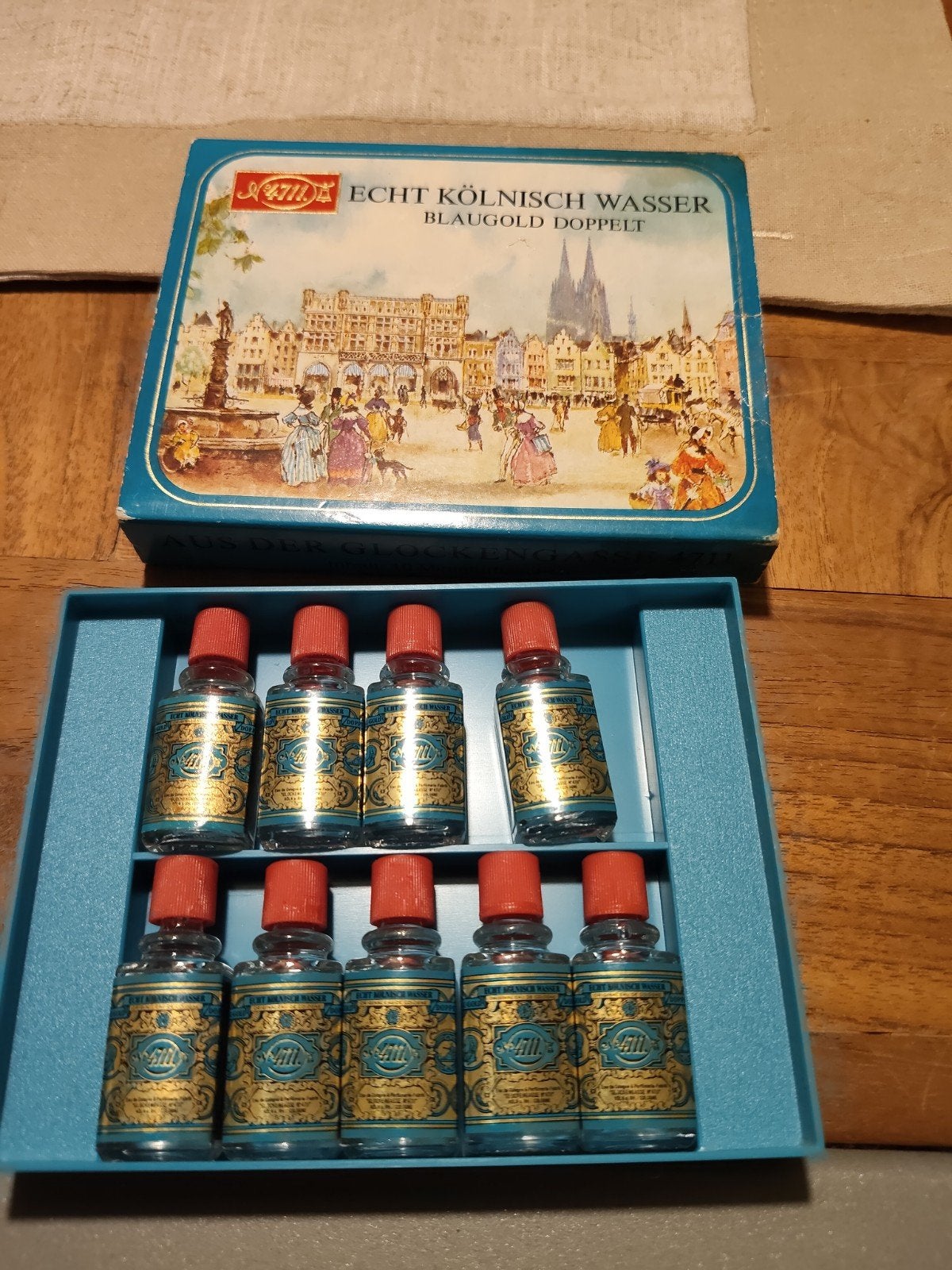 miniflesjes 4711, Verzamelen, Ophalen of Verzenden, Zo goed als nieuw, Miniatuur, Gevuld