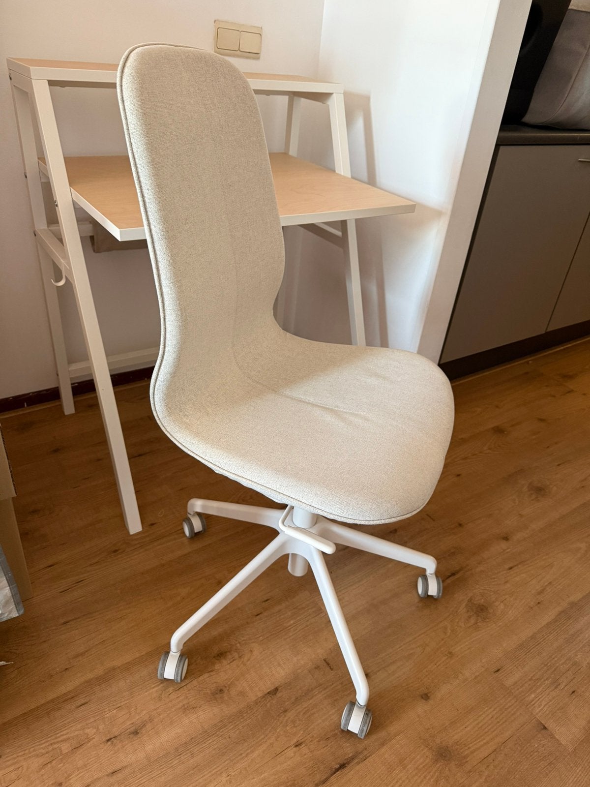 Ikea bureau stoel, Ophalen, Gebruikt, Wit