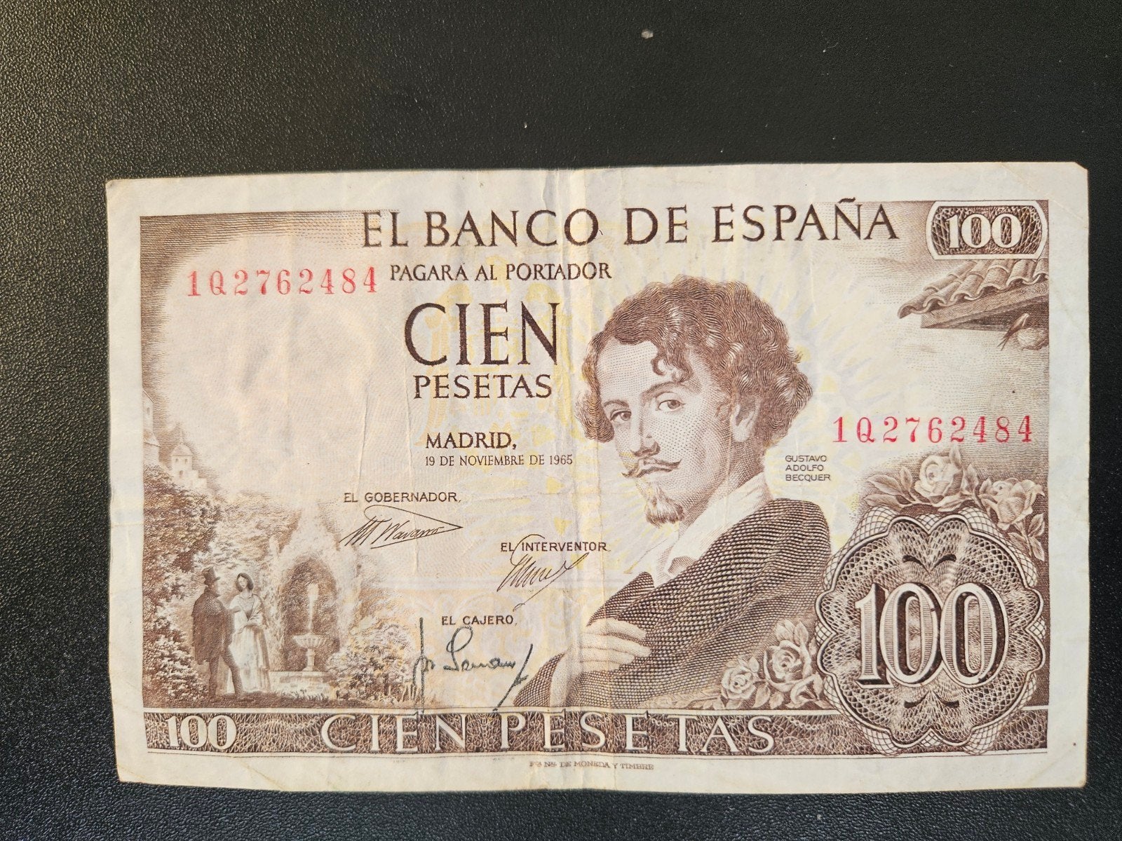 Spanje pick 150 1965      2, Verzenden, Overige landen, Los biljet