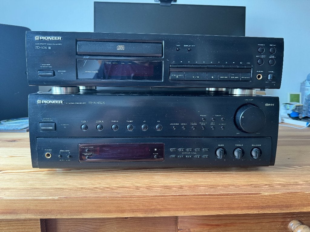 Pioneer Reciever en CD speler, Ophalen, Gebruikt, Pioneer, Minder dan 60 watt